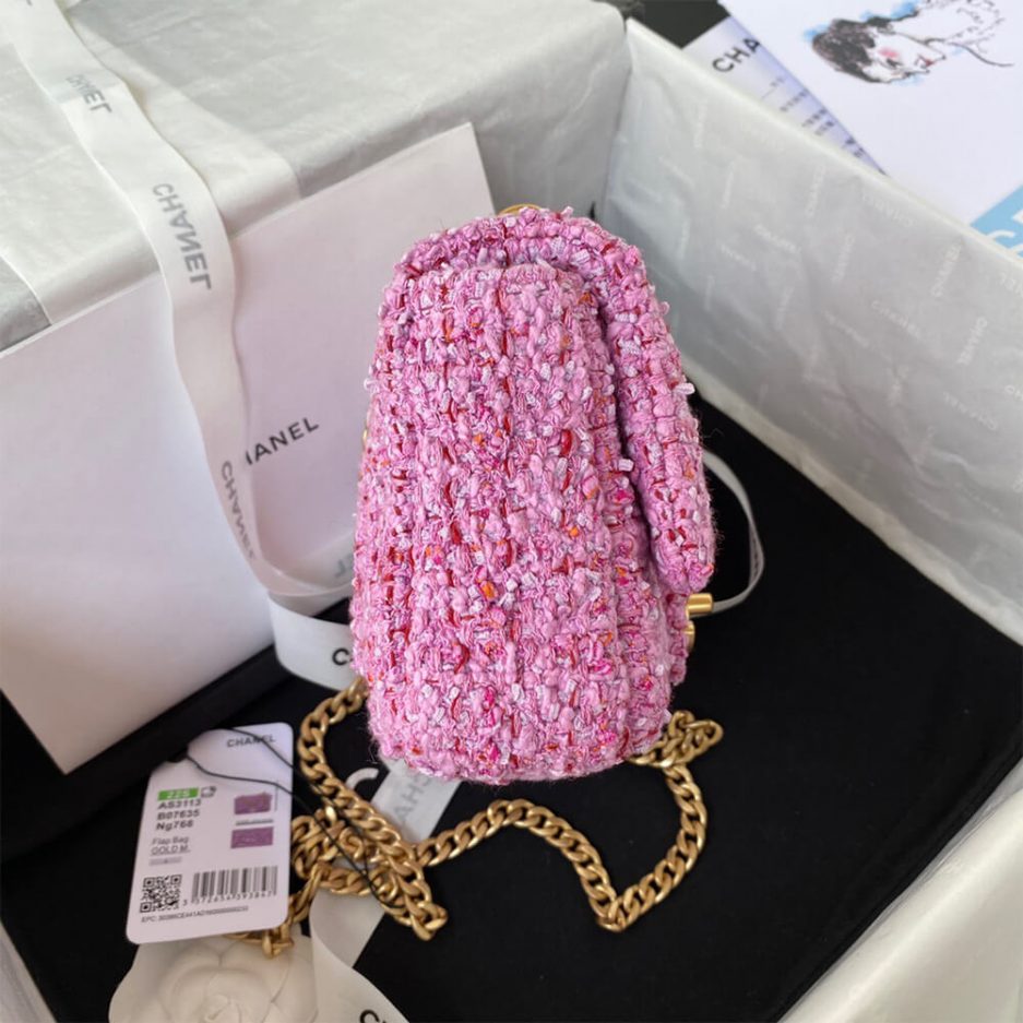 Ch*el 22p square flap bag