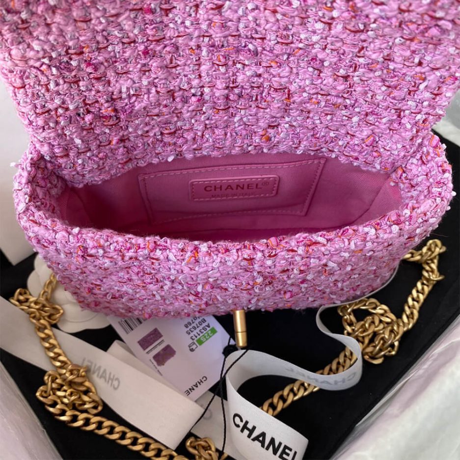Ch*el 22p square flap bag