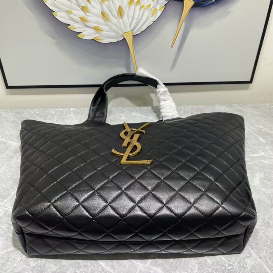 YSL ICARE MAXI SHOPPING BAG IN QUILTED LAMBSKIN