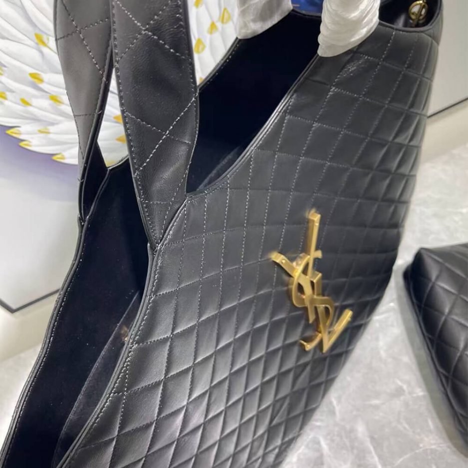 YSL ICARE MAXI SHOPPING BAG IN QUILTED LAMBSKIN