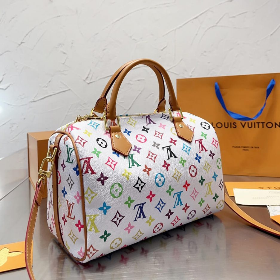 LV MULTICOLORE Speedy BANDOULIERE 30