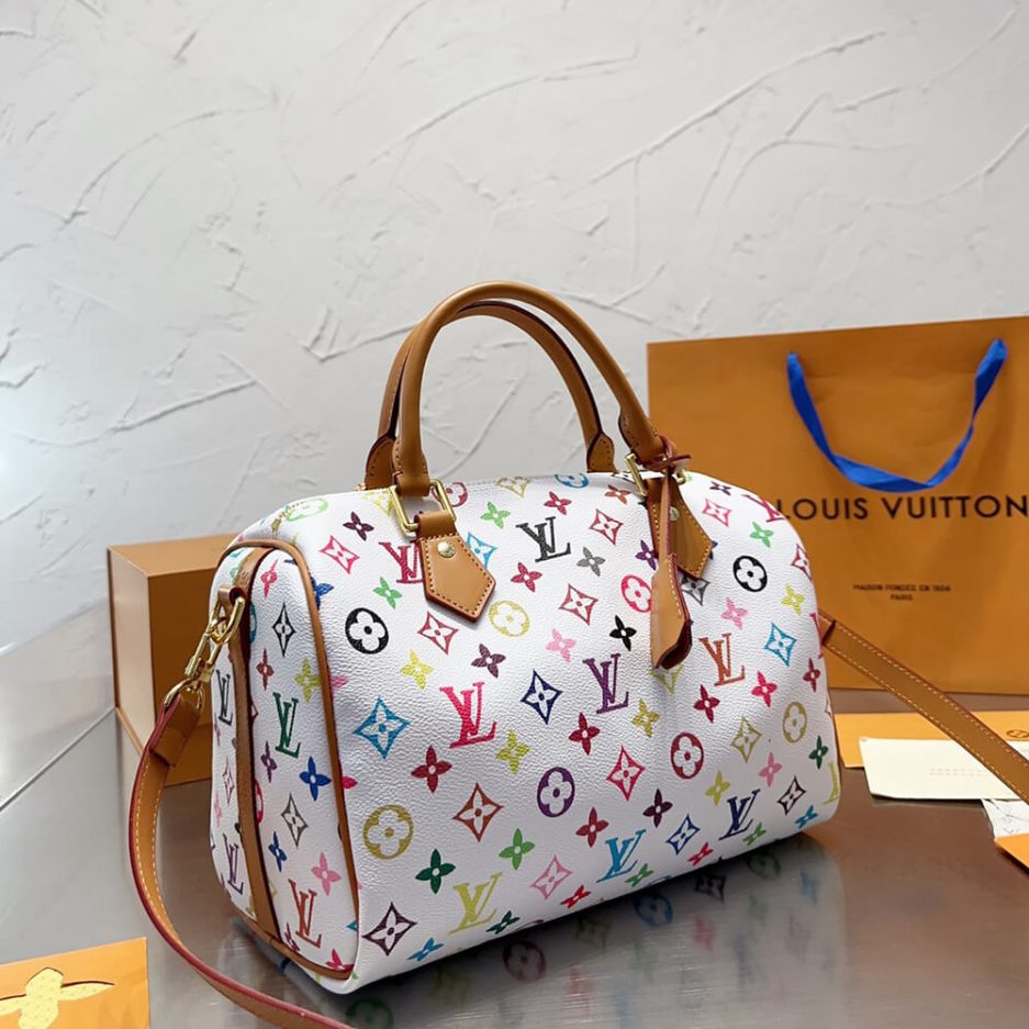 LV MULTICOLORE Speedy BANDOULIERE 30