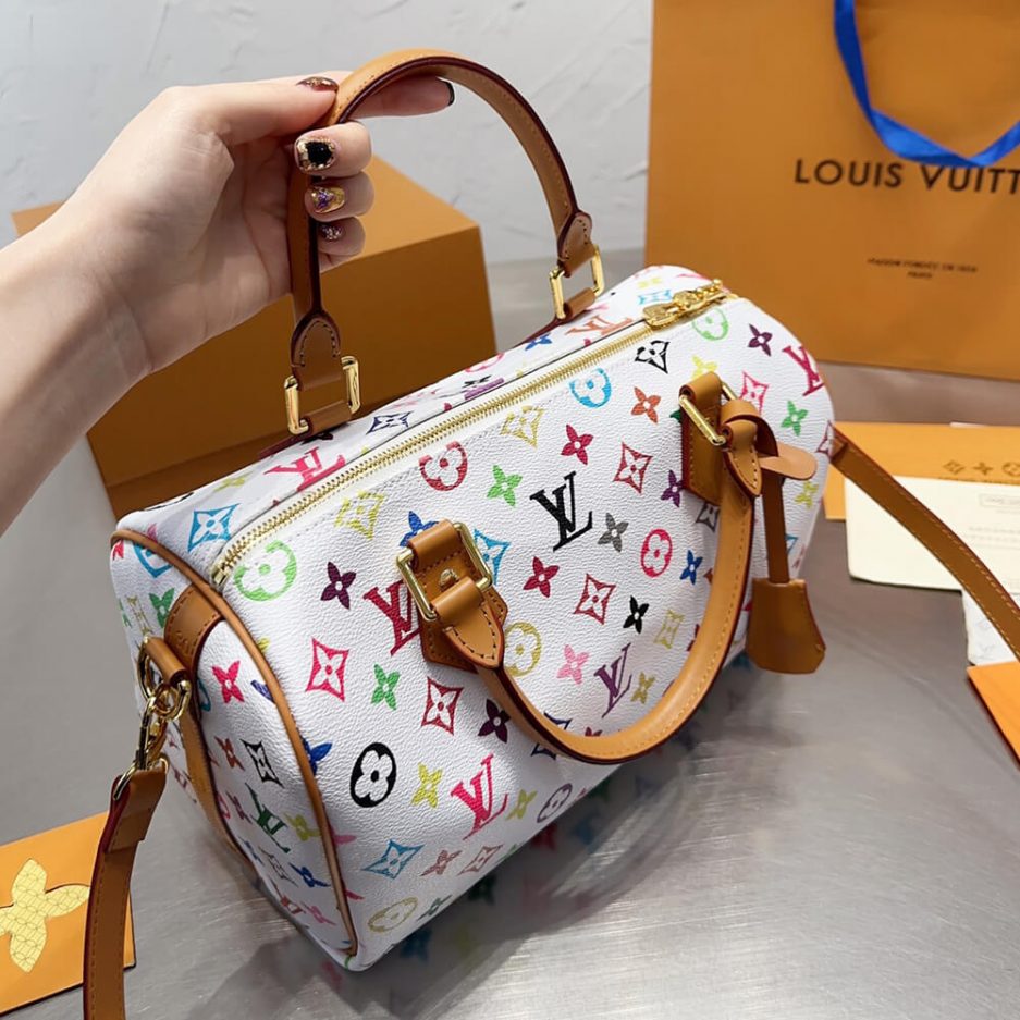 LV MULTICOLORE Speedy BANDOULIERE 30