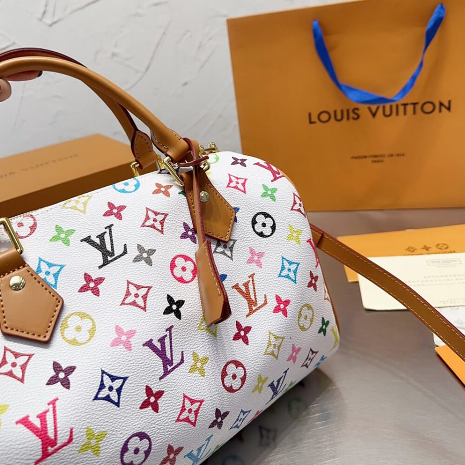 LV MULTICOLORE Speedy BANDOULIERE 30