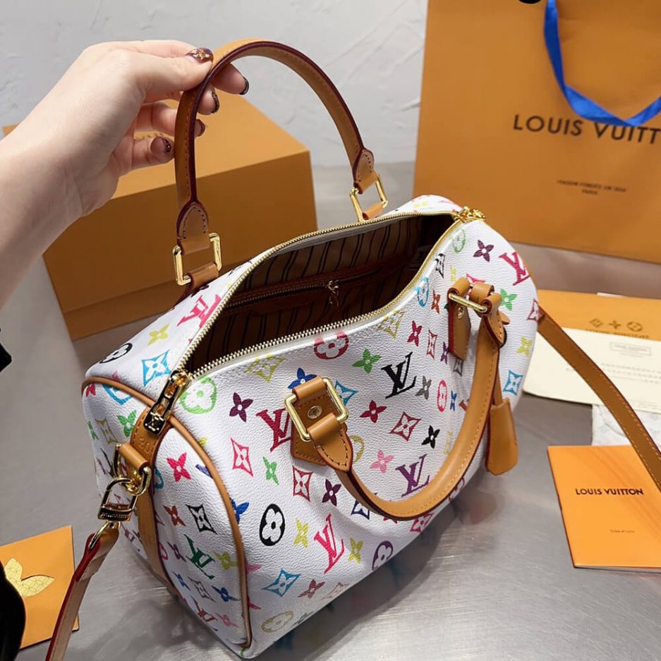 LV MULTICOLORE Speedy BANDOULIERE 30