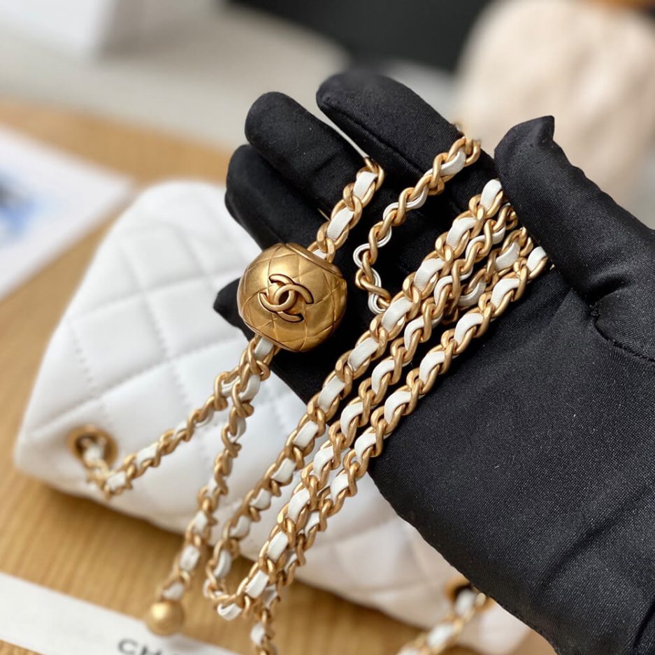 Ch*el pearl crush bag
