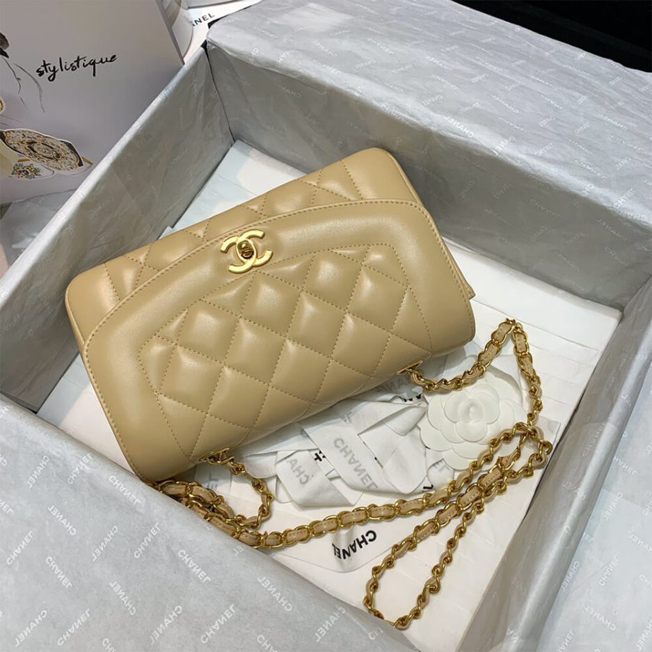 Ch*el vintage small diana flap bag – rare