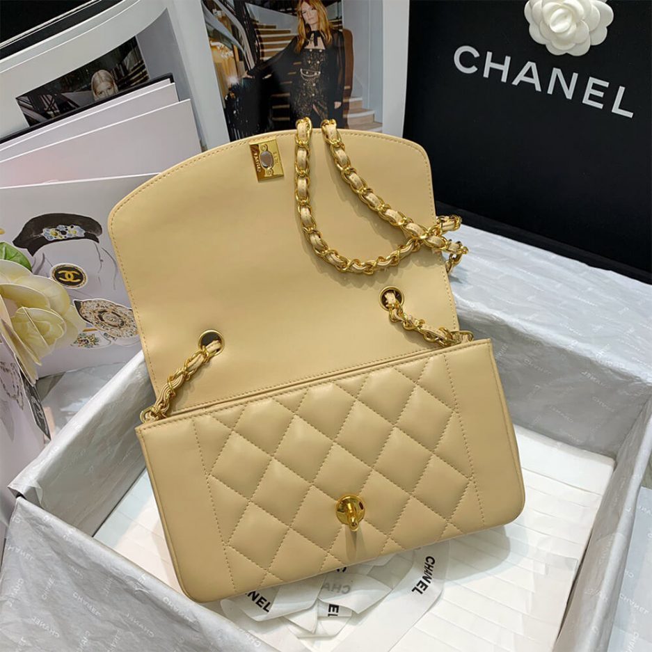 Ch*el vintage small diana flap bag – rare