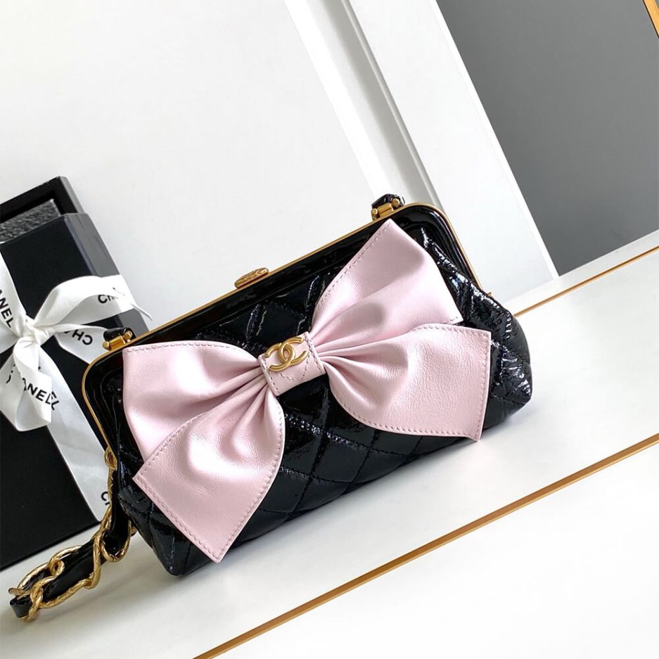 Ch*el large clutch with chain(high-end grade)