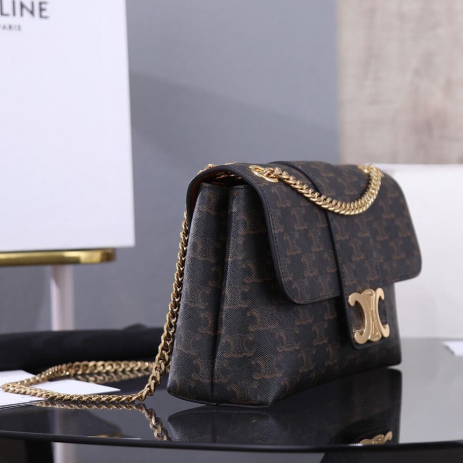 Ce**e medium Ce**e victoire bag in triomphe canvas