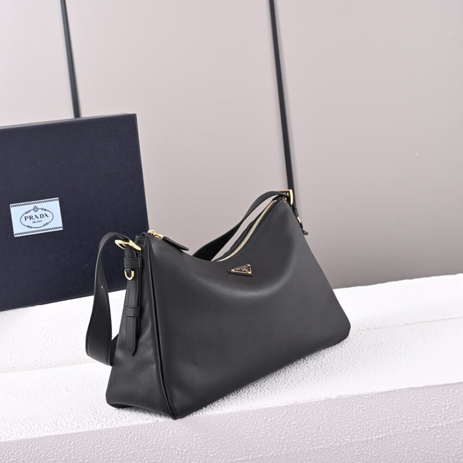 Pra*a aimee large leather shoulder bag