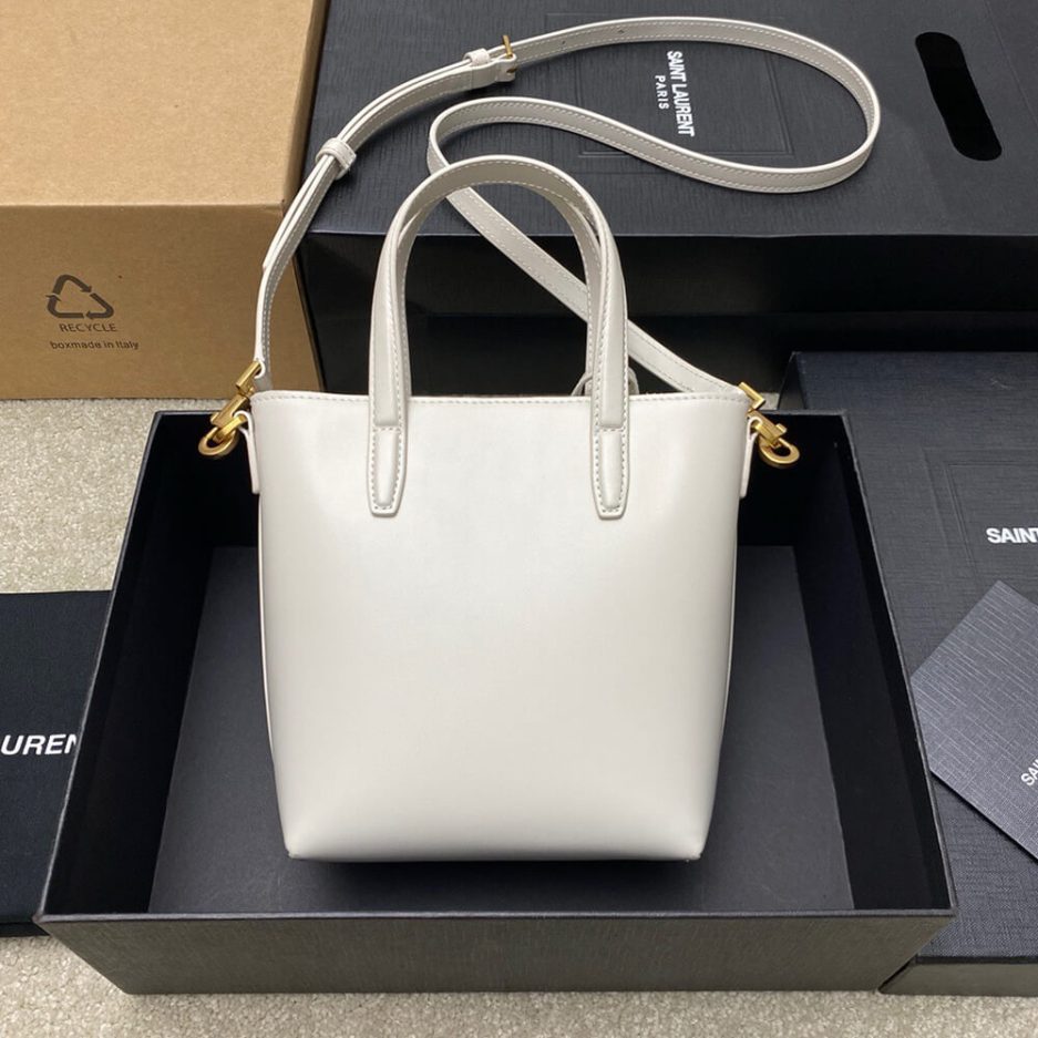 MINI TOY SHOPPING SAINT LAURENT IN BOX LEATHER