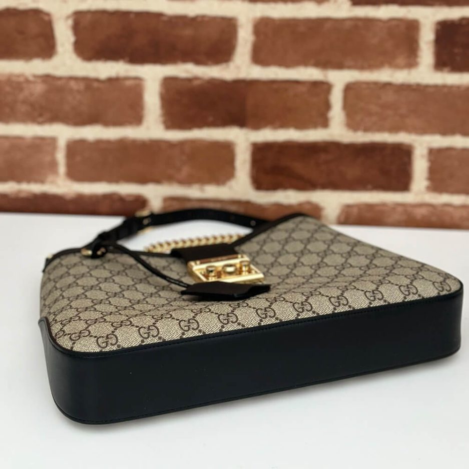 G*u*i padlock gg medium shoulder bag