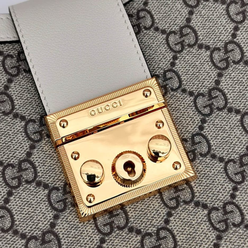 G*u*i padlock gg medium shoulder bag