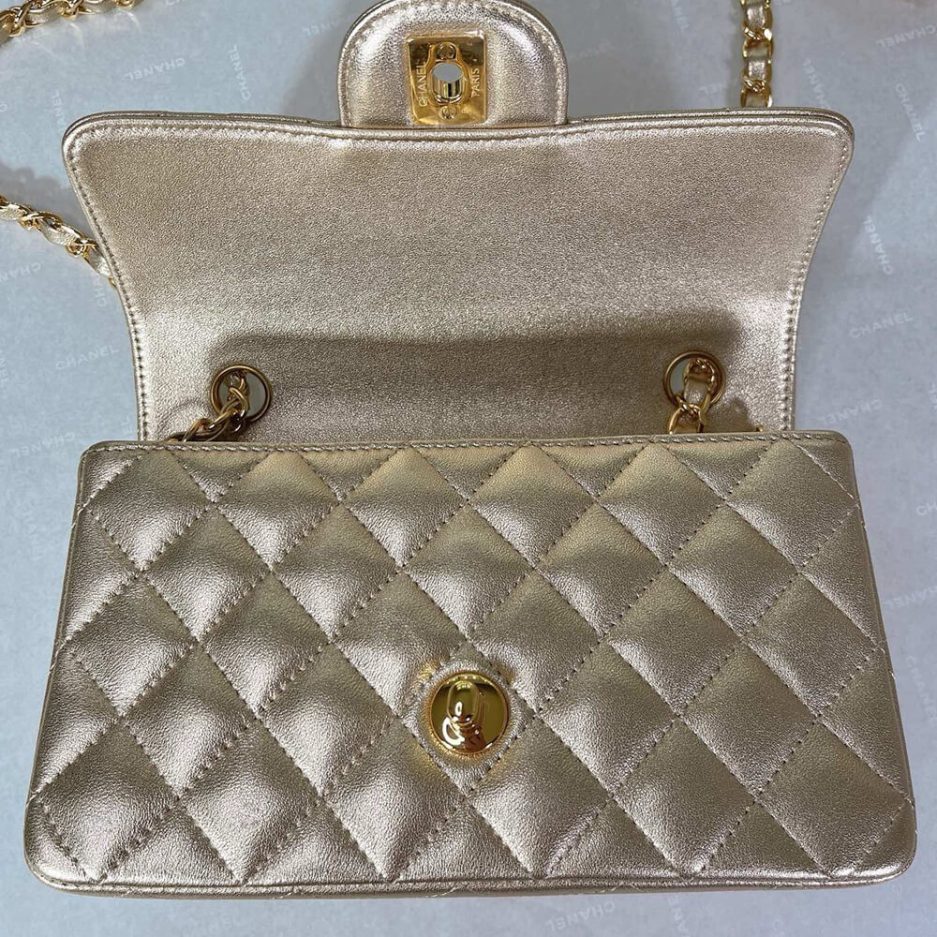 Ch*el mini flap bag(high-end grade)